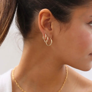 Token Jewelry Classic Hoop Earrings