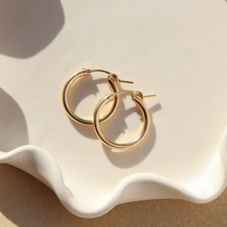 Token Jewelry Classic Hoop Earrings