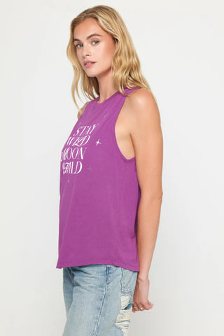 Spiritual Gangster Wild Moon Jade Muscle Tank