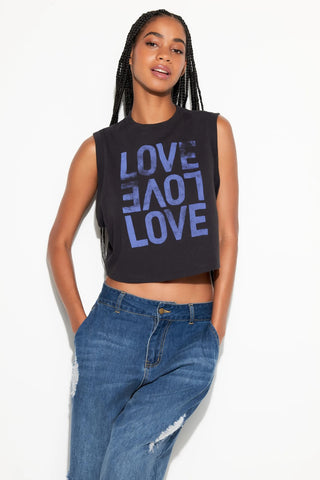 Spiritual Gangster Love Crawford Crop Tank