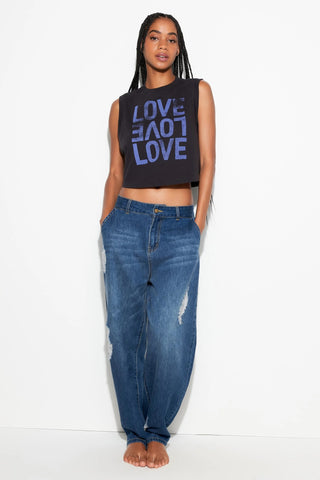 Spiritual Gangster Love Crawford Crop Tank