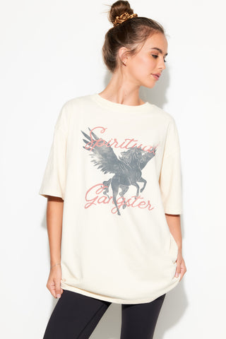 Spiritual Gangster Pegasus Boyfriend Tee